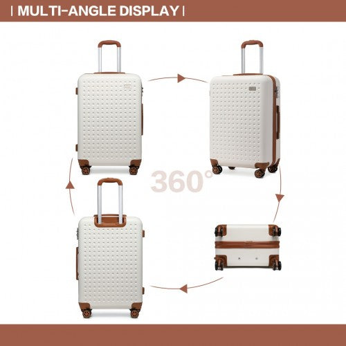 Kono K2394L Hard Shell Large Suitcase - 28 Inch