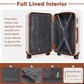 Kono K2394L Hard Shell Large Suitcase - 28 Inch