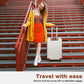 Kono K2394L Hard Shell Large Suitcase - 28 Inch