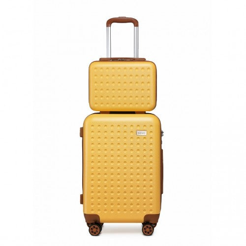 Kono K2394L Hard Shell Cabin Suitcase - 20 Inch