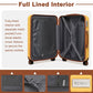 Kono K2394L Hard Shell 4 Piece Suitcase Set