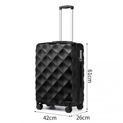 Kono K2395L Hard Shell Medium Suitcase - 24 Inch