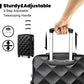 Kono K2395L Hard Shell Large Suitcase - 28 Inch