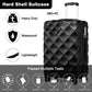 Kono K2395L Hard Shell Large Suitcase - 28 Inch