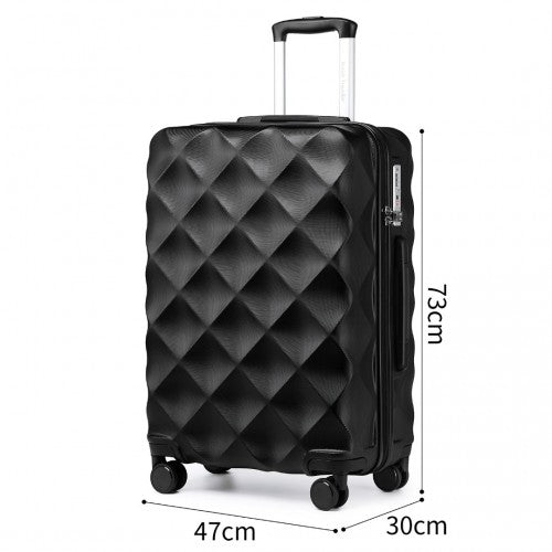 Kono K2395L Hard Shell Large Suitcase - 28 Inch