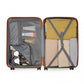 Kono K2395L Hard Shell Large Suitcase - 28 Inch
