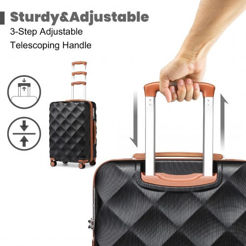 Kono K2395L Hard Shell Large Suitcase - 28 Inch