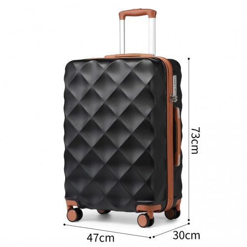 Kono K2395L Hard Shell Large Suitcase - 28 Inch
