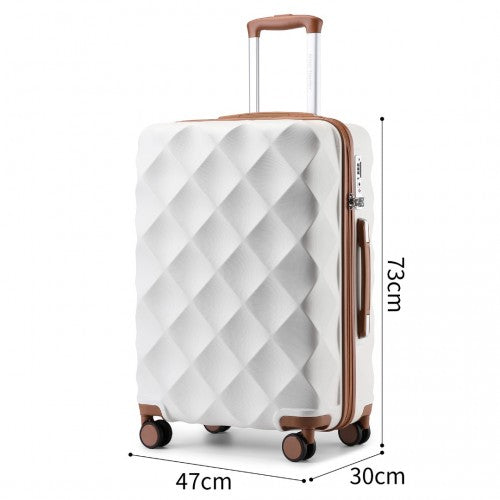 Kono K2395L Hard Shell Large Suitcase - 28 Inch