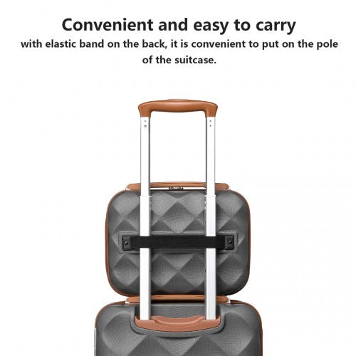 Kono K2395L Hard Shell Cabin Suitcase - 13 Inch