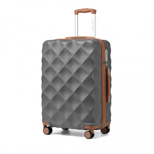 Kono K2395L Hard Shell Medium Suitcase - 24 Inch