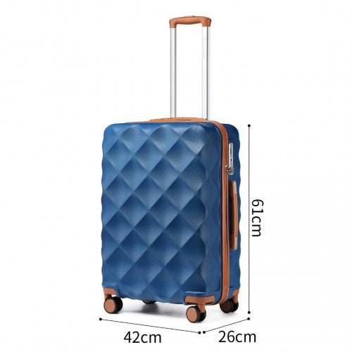 Kono K2395L Hard Shell Medium Suitcase - 24 Inch