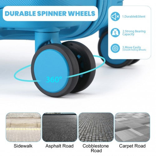 Kono K2395L Hard Shell Medium Suitcase - 24 Inch