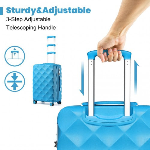 Kono K2395L Hard Shell Large Suitcase - 28 Inch