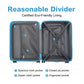 Kono K2395L Hard Shell Large Suitcase - 28 Inch