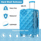 Kono K2395L Hard Shell Large Suitcase - 28 Inch