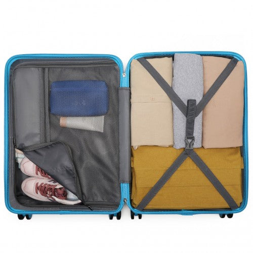 Kono K2395L Hard Shell Large Suitcase - 28 Inch