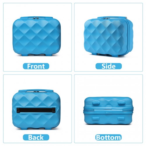 Kono K2395L Hard Shell Cabin Suitcase - 13 Inch