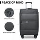 Kono K2397L Hard Shell Cabin Suitcase - 20 Inch