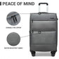 Kono K2397L Hard Shell Cabin Suitcase - 20 Inch