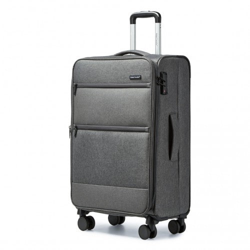 Kono K2397L Hard Shell Medium Suitcase - 24 Inch