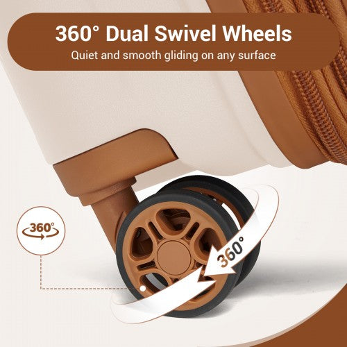 Kono KSK2594 Hard Shell Medium Suitcase - 24 Inch