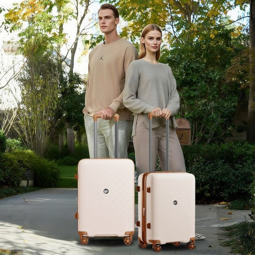 Kono KSK2594 Hard Shell Medium Suitcase - 24 Inch