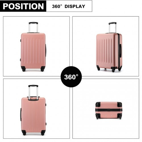 Kono KSK2477 Hard Shell Large Suitcase - 28 Inch