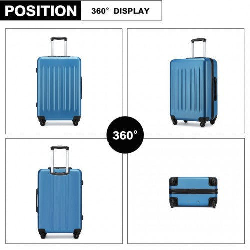 Kono KSK2477 Hard Shell Medium Suitcase - 24 Inch