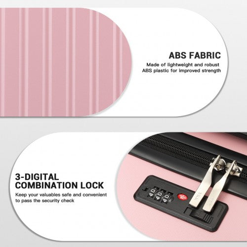 Kono KSK2477 Hard Shell Medium Suitcase - 24 Inch