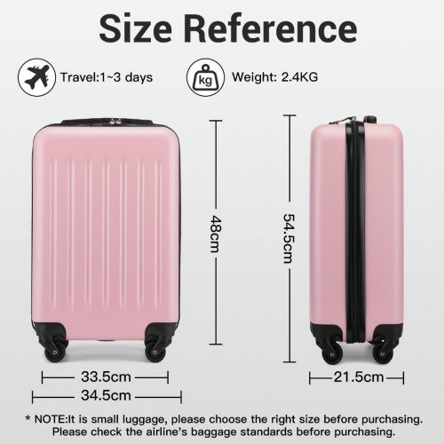 Kono KSK2477 Hard Shell 3 Piece Suitcase Set