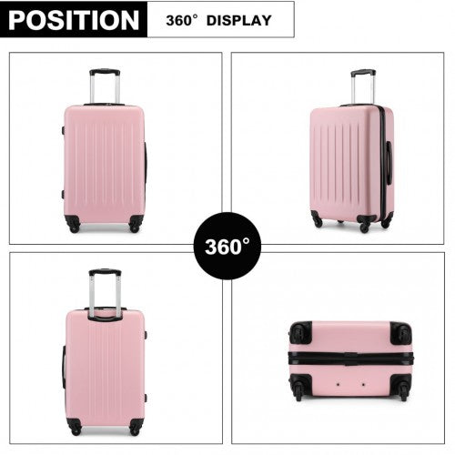 Kono KSK2477 Hard Shell 3 Piece Suitcase Set
