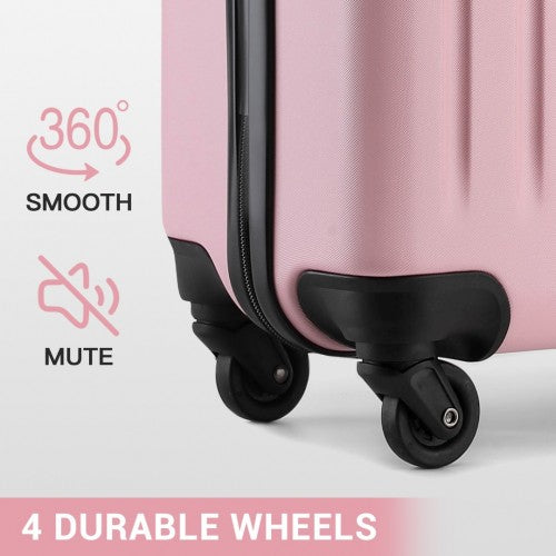 Kono KSK2477 Hard Shell 3 Piece Suitcase Set
