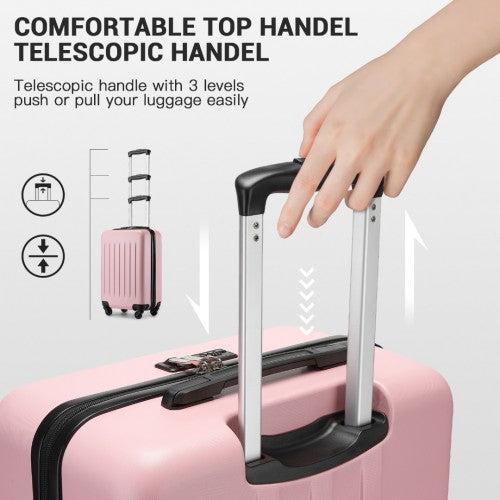 Kono KSK2477 Hard Shell 3 Piece Suitcase Set