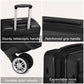 Kono Traveler 4 Wheel Lightweight Hard Shell Suitcase With TSA Lock