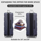 Kono Traveler 4 Wheel Lightweight Hard Shell Suitcase With TSA Lock
