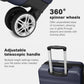 Kono Traveler 4 Wheel Lightweight Hard Shell Suitcase With TSA Lock