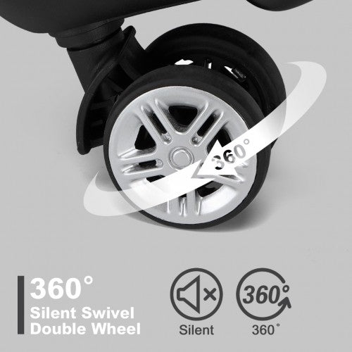 Kono KSK2483 Hard Shell Medium Suitcase - 24 Inch