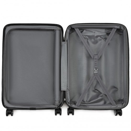 Kono KSK2483 Hard Shell 3 Piece Suitcase Set