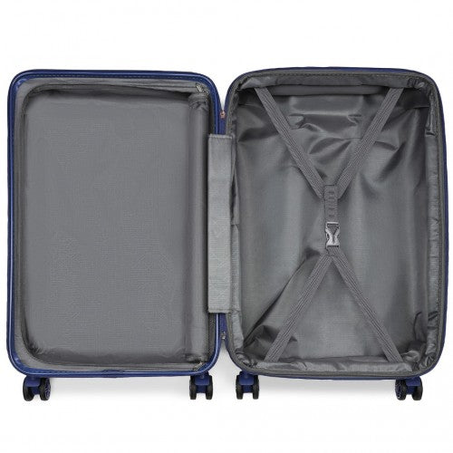 Kono KSK2483 Hard Shell 3 Piece Suitcase Set