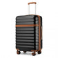 Kono KSK2484 Hard Shell Medium Suitcase - 24 Inch