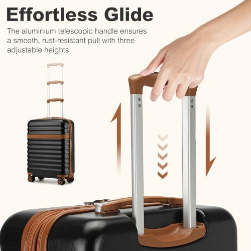 Kono KSK2484 Hard Shell Large Suitcase - 28 Inch