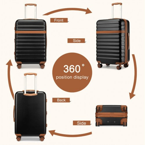 Kono KSK2484 Hard Shell Large Suitcase - 28 Inch