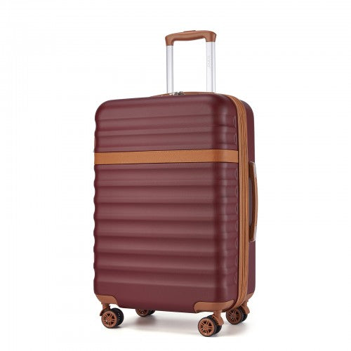 Kono KSK2484 Hard Shell Medium Suitcase - 24 Inch