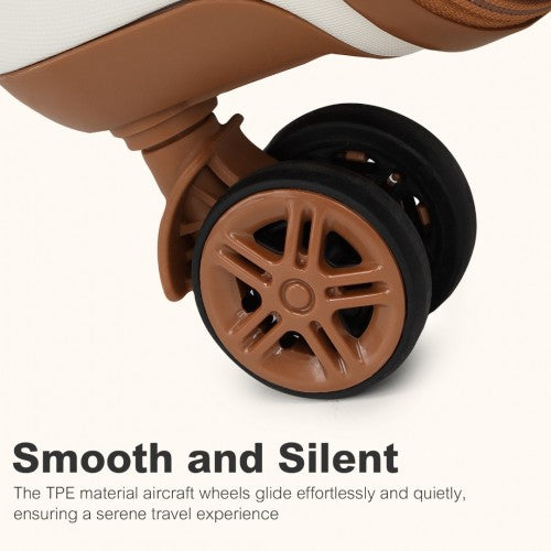 Kono KSK2484 Hard Shell Cabin Suitcase - 20 Inch