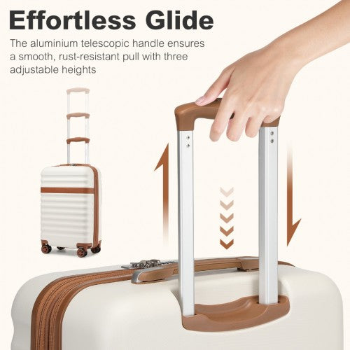 Kono KSK2484 Hard Shell Medium Suitcase - 24 Inch