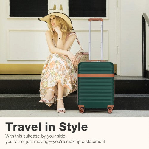 Kono KSK2484 Hard Shell Cabin Suitcase - 20 Inch