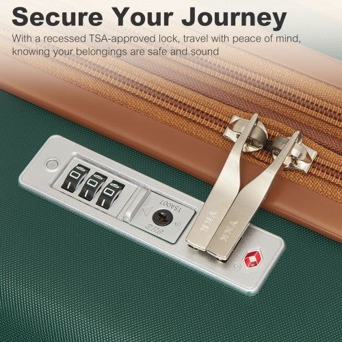 Kono KSK2484 Hard Shell Cabin Suitcase - 20 Inch