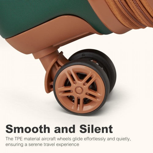 Kono KSK2484 Hard Shell Cabin Suitcase - 20 Inch