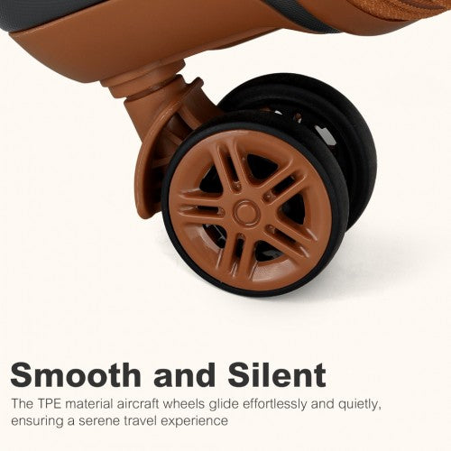 Kono KSK2484 Hard Shell Cabin Suitcase - 20 Inch